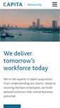 Mobile Screenshot of capitaresourcing.co.uk